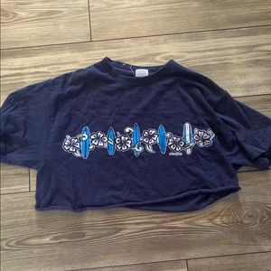Vintage Hawaiian crop top women’s small